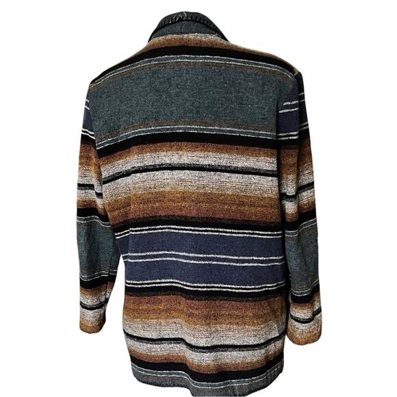 Vintage David Paul Southwestern wool blend blazer jacket size large - Picture 2 of 11